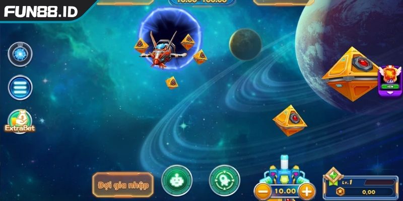 Tỷ lệ thưởng hấp dẫn lẫn đa dạng của game săn cá Vũ Trụ