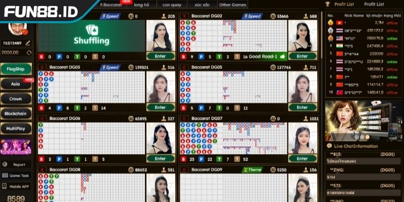 Ưu điểm hút người tham gia của sảnh Casino DG